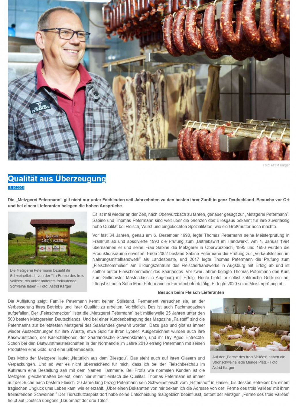 Bericht von Rolf Klöckner Forum