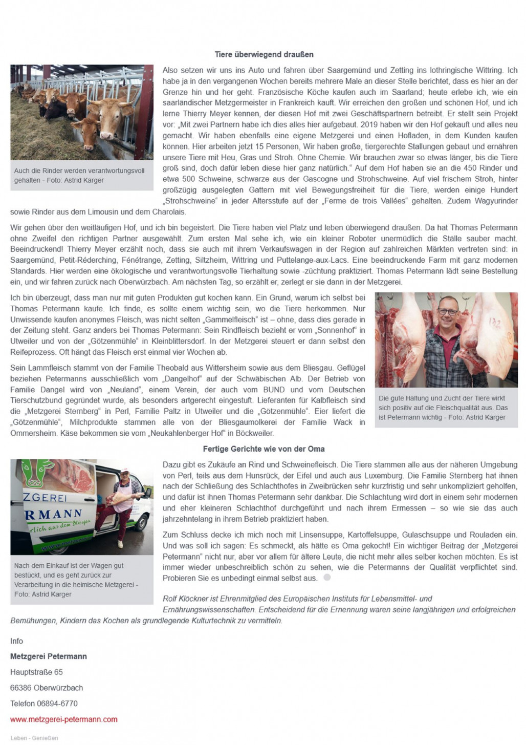 Bericht Rolf Klöckner Forum